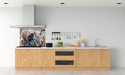 Panel do kuchyne Čučoriedky v koši