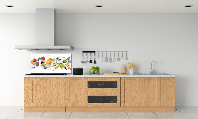 Dekoračný panel sklo Ovocie a voda