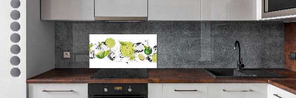 Panel do kuchyne Limetka a voda