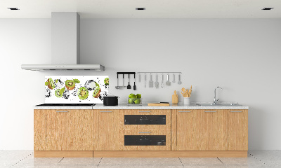 Dekoračný panel sklo Kiwi a voda