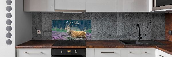Panel lacobel Jeleň medzi levanduľou