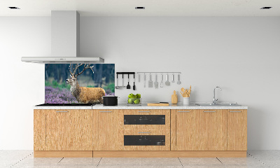 Panel lacobel Jeleň medzi levanduľou
