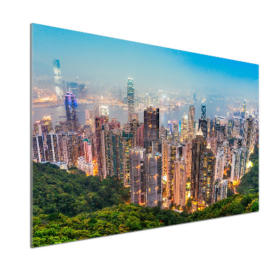 Sklenený panel do kuchynskej linky Hongkong