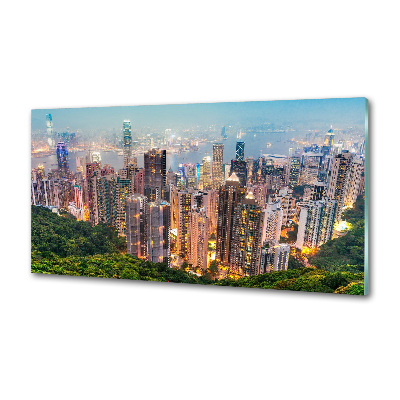 Sklenený panel do kuchynskej linky Hongkong