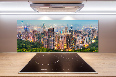 Sklenený panel do kuchynskej linky Hongkong