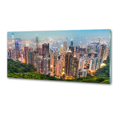 Sklenený panel do kuchynskej linky Hongkong
