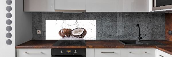 Dekoračný panel sklo Kokos a voda