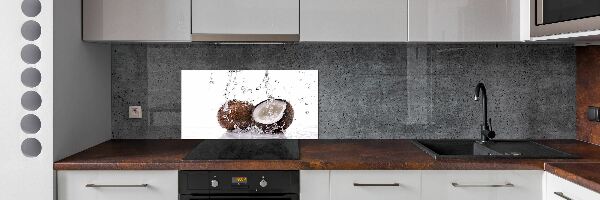 Dekoračný panel sklo Kokos a voda