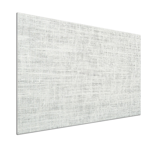 Panel lacobel Ľanové biele plátno