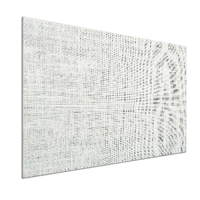 Panel lacobel Ľanové biele plátno