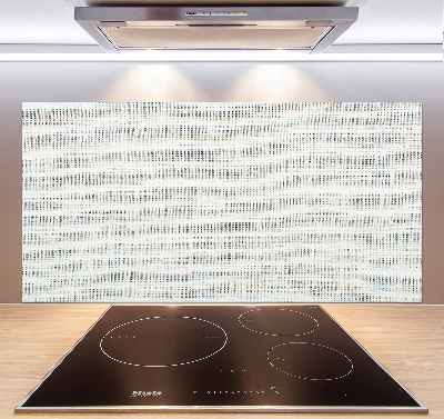 Panel lacobel Ľanové biele plátno