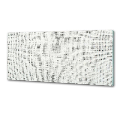 Panel lacobel Ľanové biele plátno