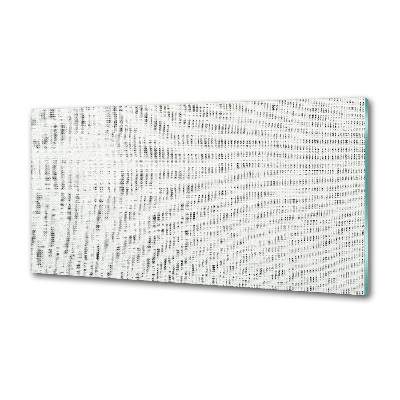 Panel lacobel Ľanové biele plátno
