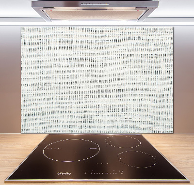 Panel lacobel Ľanové biele plátno