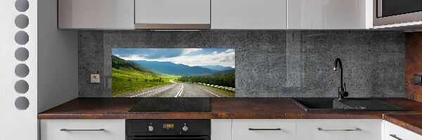 Panel do kuchyne Cesta v horách