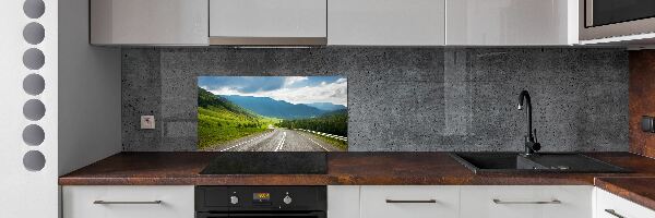 Panel do kuchyne Cesta v horách