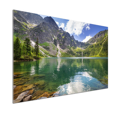 Panel do kuchyne Morské oko Tatry