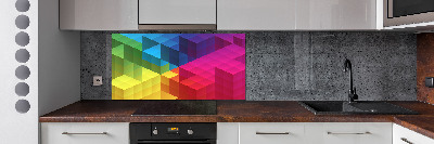 Panel do kuchyne Geometrické pozadie