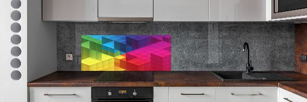 Panel do kuchyne Geometrické pozadie