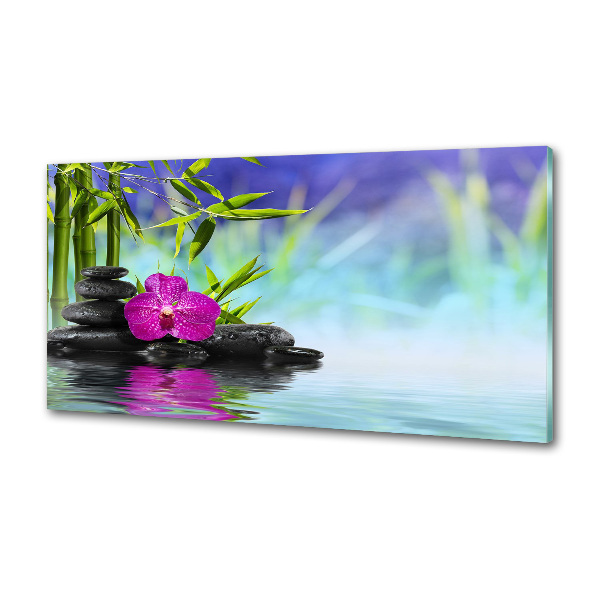 Panel do kuchyne Orchidea bambus