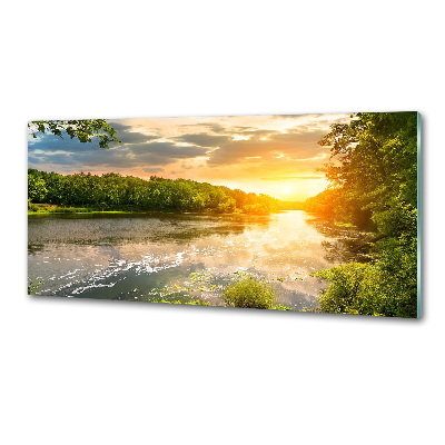 Panel do kuchyne Súmrak nad riekou