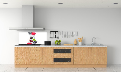 Dekoračný panel sklo Ovocie a voda