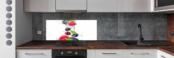 Dekoračný panel sklo Ovocie a voda