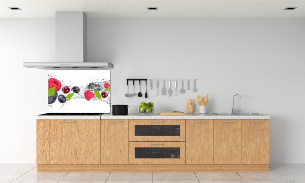 Dekoračný panel sklo Ovocie a voda