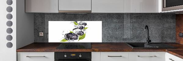 Panel do kuchyne Čučoriedky s ľadom