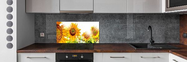 Dekoračný panel sklo Slnečníky