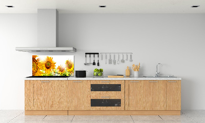 Dekoračný panel sklo Slnečníky