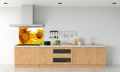 Dekoračný panel sklo Slnečníky