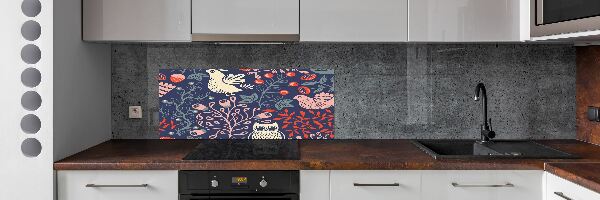 Panel do kuchyne Sliepky sova rastliny
