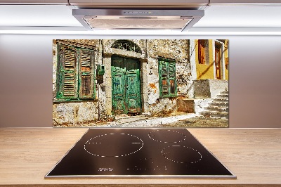 Panel do kuchyne Grécke uličky