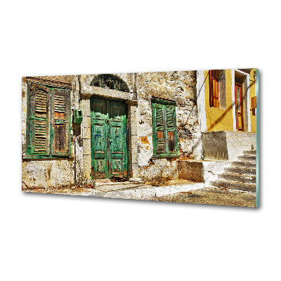 Panel do kuchyne Grécke uličky