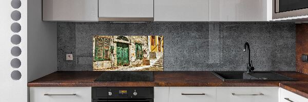 Panel do kuchyne Grécke uličky