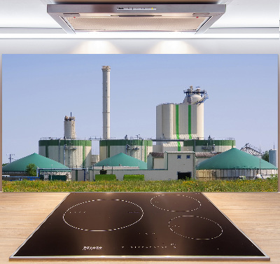Dekoračný panel sklo Bioplynová stanica