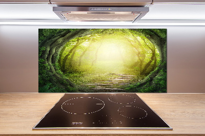 Panel do kuchyne Tunel zo stromov