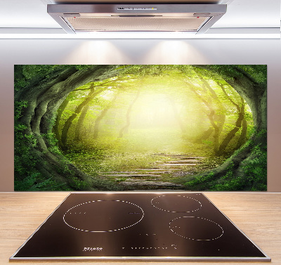 Panel do kuchyne Tunel zo stromov