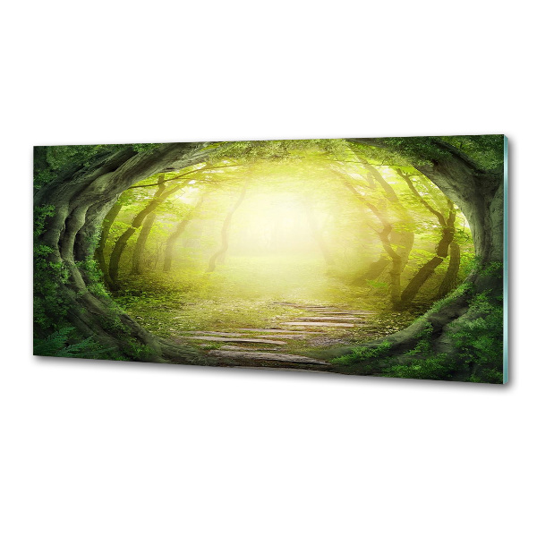 Panel do kuchyne Tunel zo stromov