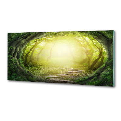 Panel do kuchyne Tunel zo stromov