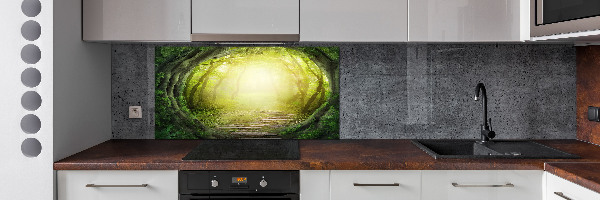 Panel do kuchyne Tunel zo stromov