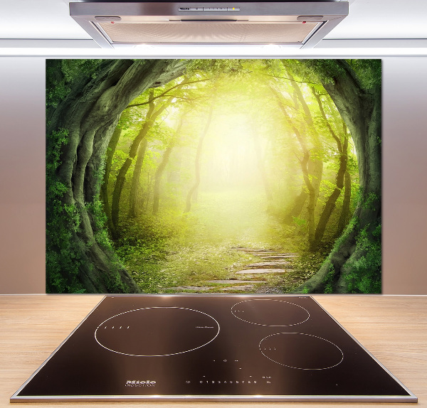 Panel do kuchyne Tunel zo stromov