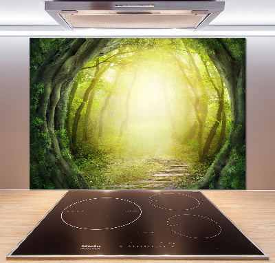 Panel do kuchyne Tunel zo stromov