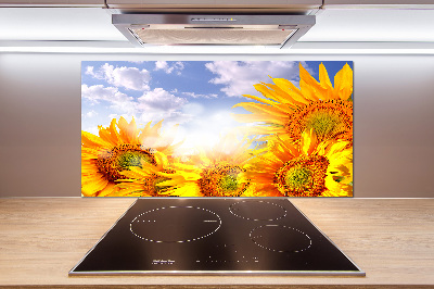Dekoračný panel sklo Slnečníky
