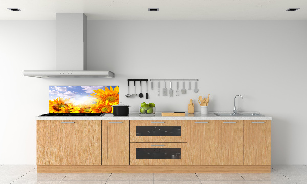 Dekoračný panel sklo Slnečníky
