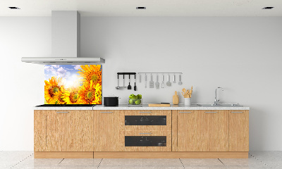 Dekoračný panel sklo Slnečníky