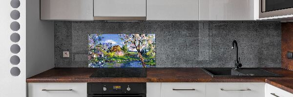 Panel do kuchyne Jarná príroda