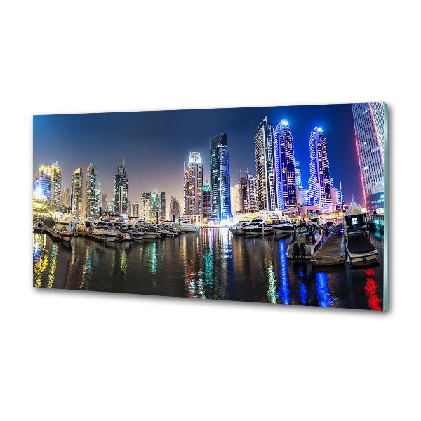 Dekoračný panel sklo nočné Dubai