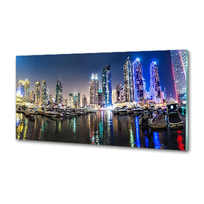 Dekoračný panel sklo nočné Dubai